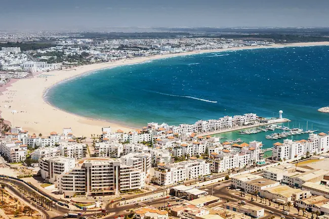 Agadir beach Atlantic coast Morocco