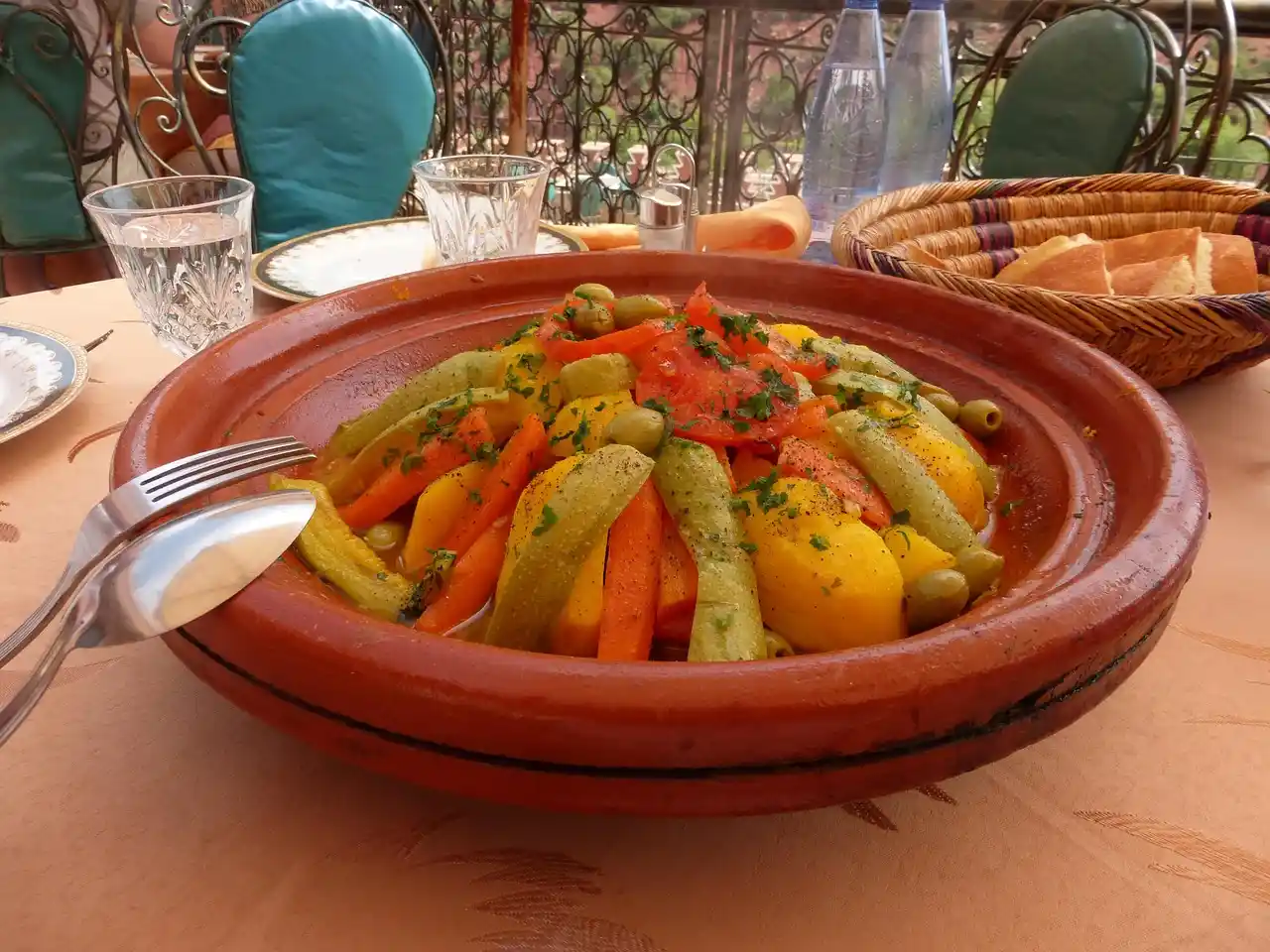 Traditional Moroccan tagine