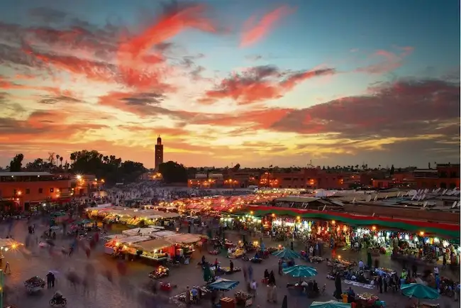 Marrakech at night