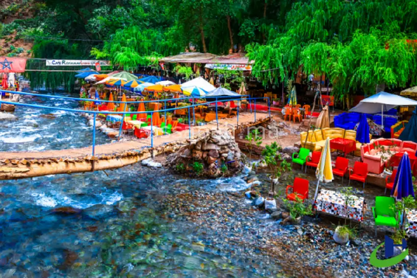 Ourika valley Berber village Morocco